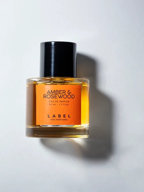 Amber & Rosewood Eau de Parfum by 50ml Label